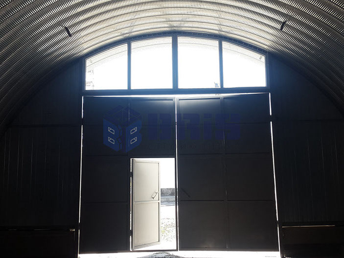 арочный ангар строительство монтаж шымкент