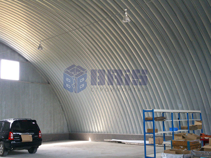 арочный ангар строительство монтаж шымкент